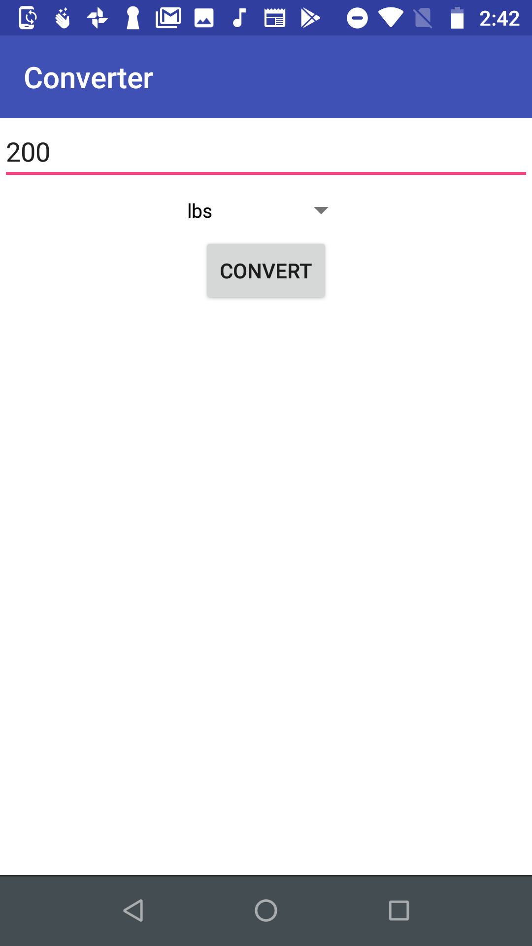 Converter Android Launch